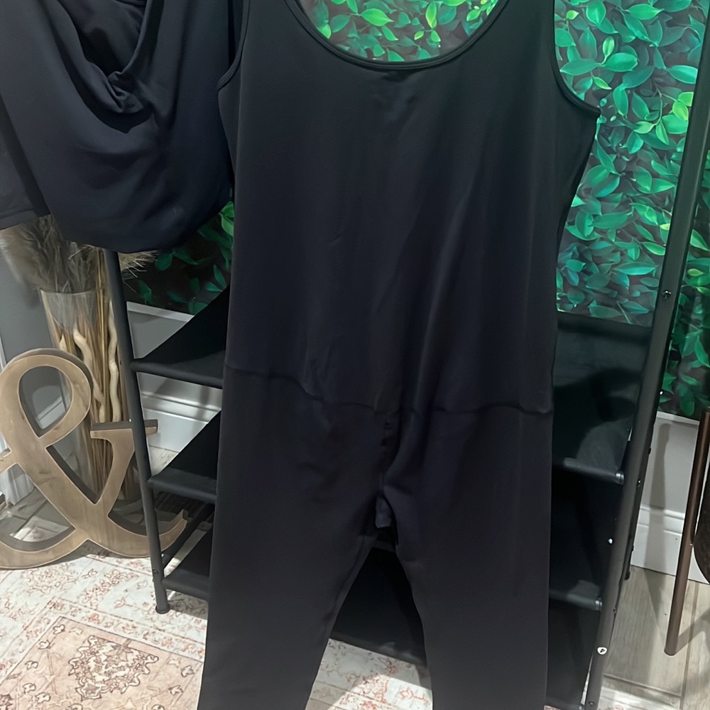 Black Women's Maternity Jumpsuit